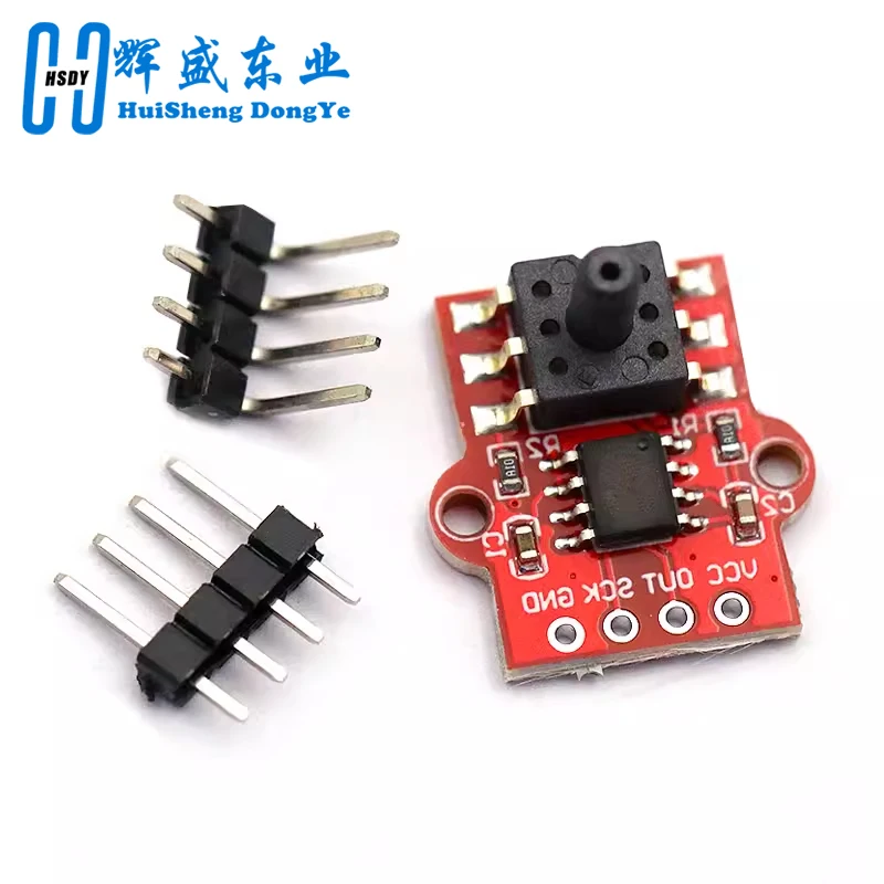 DC 3.3V 5V 0-40KPa Pressure Sensor Module Connect 2.5mm Soft Tube Digital Liquid Water Level Controller Board For Arduino