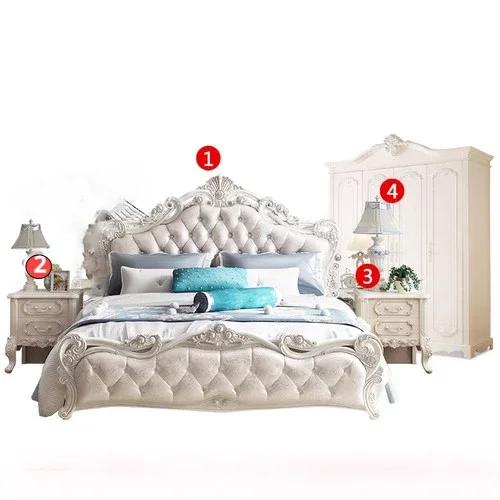 Princess Luxury Modern Nordic Bedroom Set 10