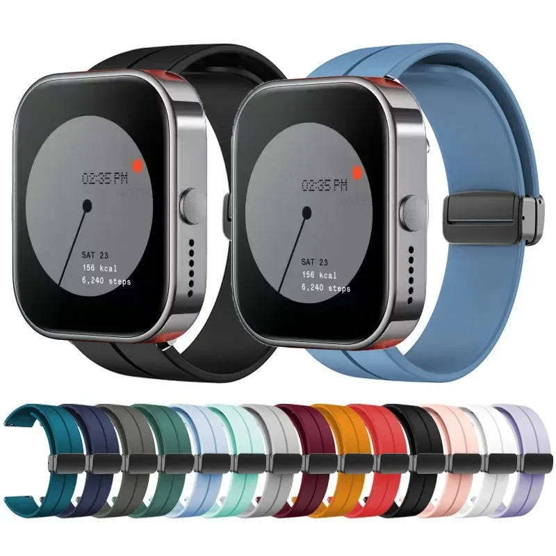 Cinturino Con Fibbia Pieghevole Magnetica Per Cinturino In Silicone Cmf Watch Pro Per Cmf By Nut Watch Pro Watchband Bracelet