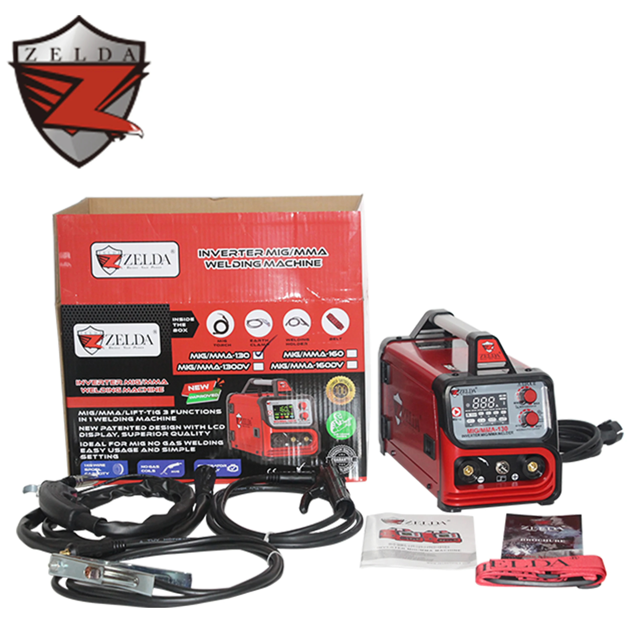 130A Gasless Mig Welding Machine Mag/Mma/Lift Tig 3 in 1 Welder Good Price 2024 NEW 5