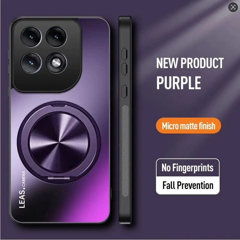 Moto Edge 70 Pro Ultra Fusion 360° Rotating Magnetic Ring Stand Protective Case