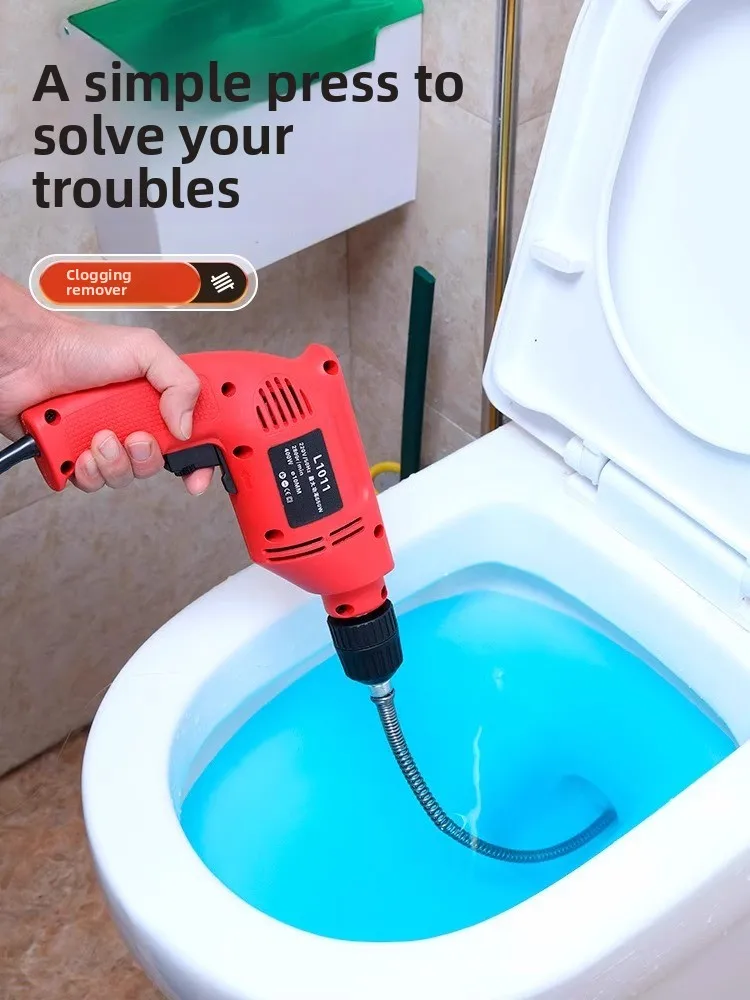 Sewer Bloage Tool Soft Spring Wire Kitchen Toilet Batoom Universal Steel Wire Tool for Household Cleaning