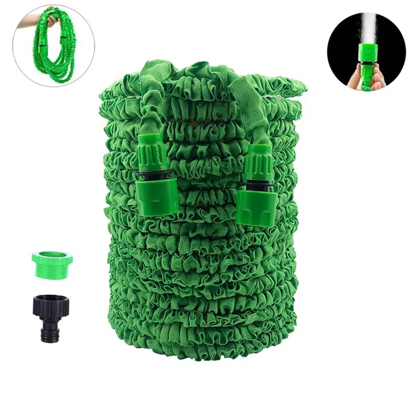 High Pressure Car Wash Hose Garden Hose Expandable Flexible Magic Water Pipes Home Garden Daily Watering Tools 25FT-200FT