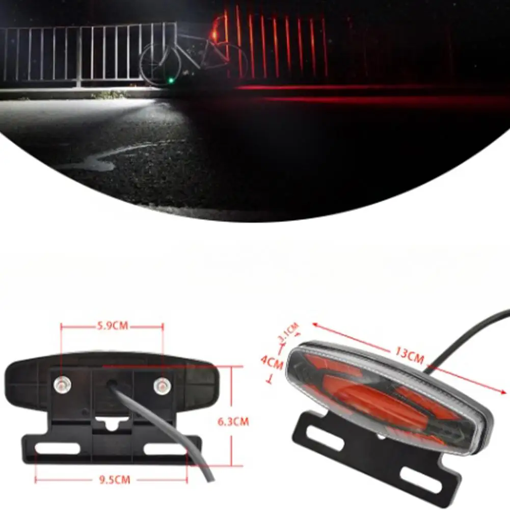 Kit de luz traseira do freio dianteiro da e-bike para a bateria de 24v 48v contêm o interruptor do farol do chifre e com a luz funcional da cauda da volta de ebike