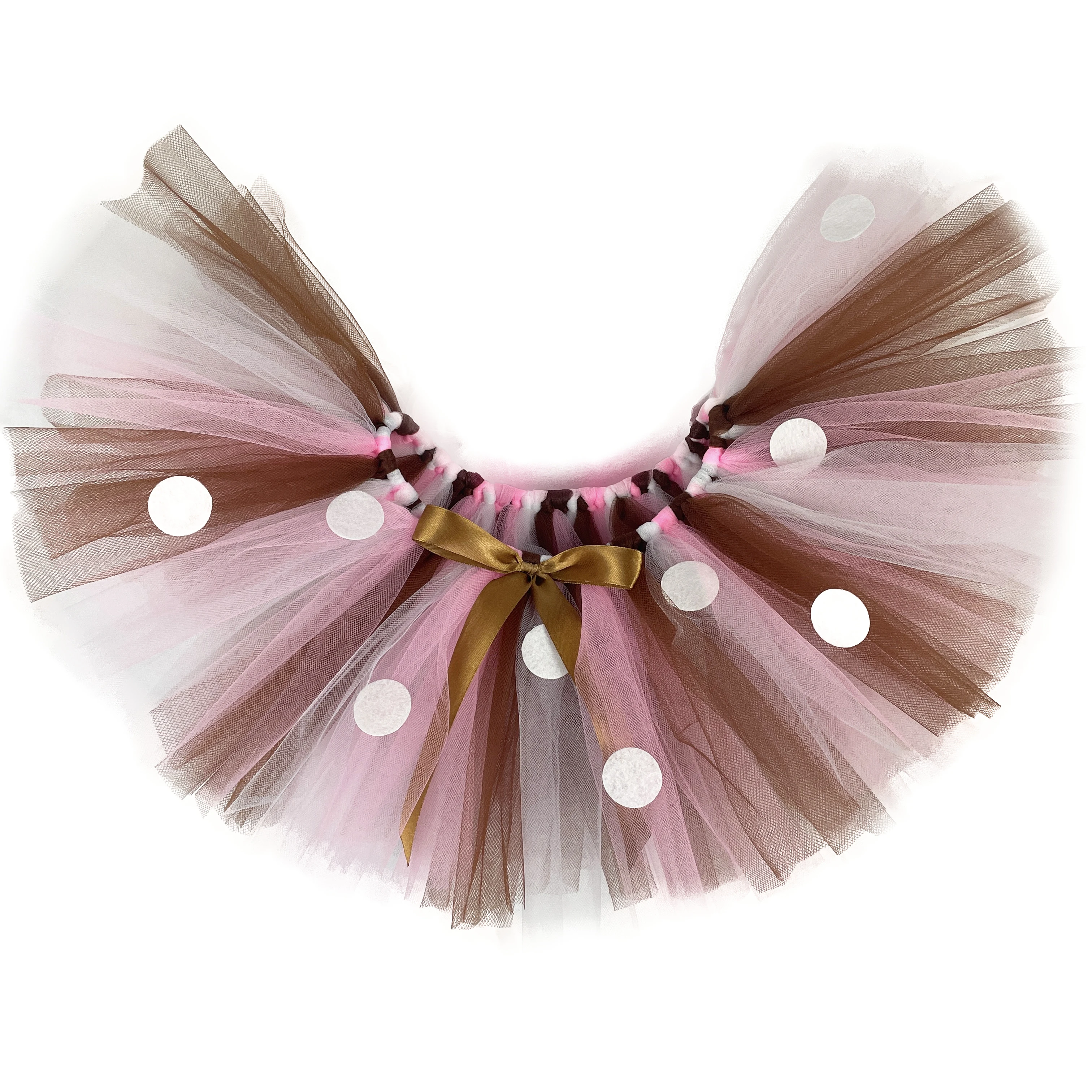 Girls Christmas Deer Tutu Skirt Outfit 4