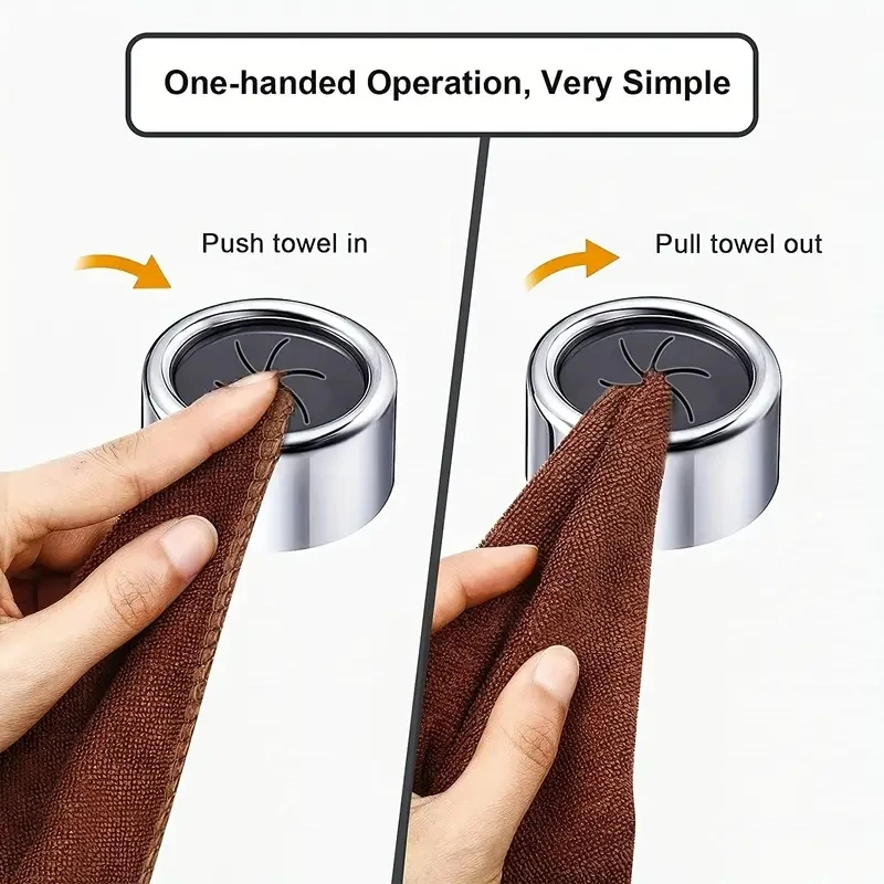 Description Picture 5 of item2Pcs Upgrade Your Kitchen With Waterproof Towel Hooks - Wall Mounted Self-adhesive And Ready To Use