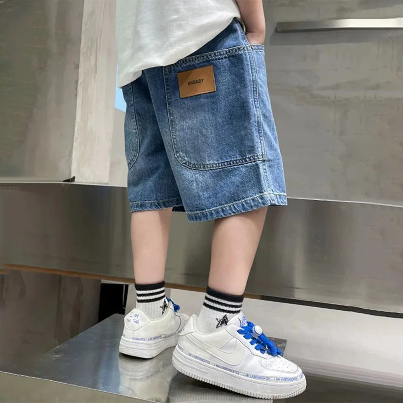 Boys Denim Knee Shorts 6
