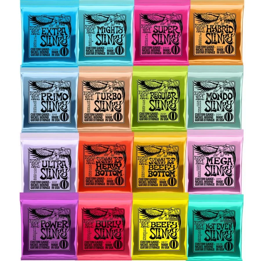 

3Pcs/set Ernie Ball Electric Guitar Strings Play Real Heavy Metal Rock 2220 2221 2222 2223 2225 2003 2004 2006 Guitar Accessory