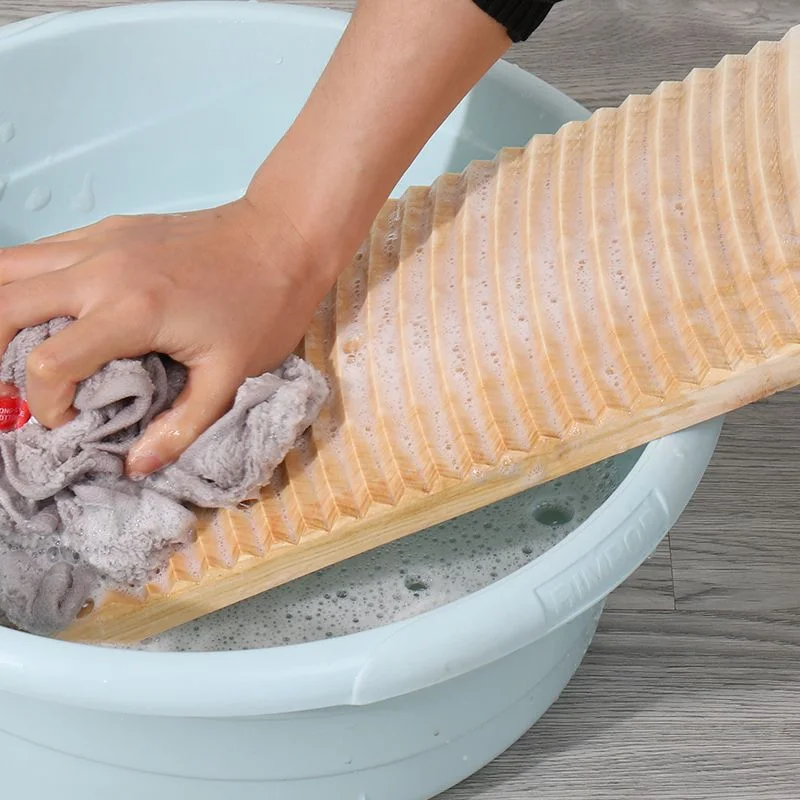 Washboard Solid Wood Washboard Thickened Whole Wood Washboard Household Penalty Kneeling Washboard Hand-held Washboard