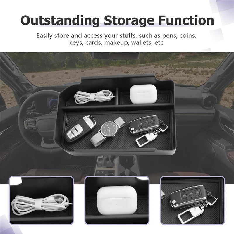 Toyota Land Cruiser 250 Prado J250 LC250 2024 액세서리 팔걸이 보관함 용 센터 콘솔 주최자