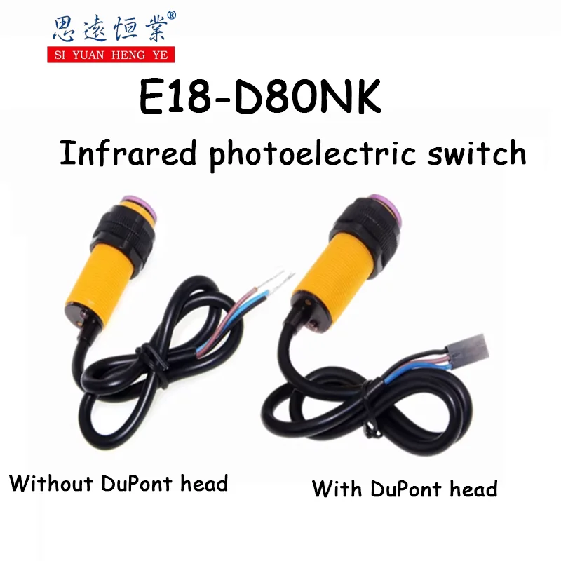TECNOIOT 5 Stück E18-D80NK Infrarot-Hindernisvermeidung TECNOIOT 5 Stück E18-D80NK Infrarot-Hindernisvermeidung