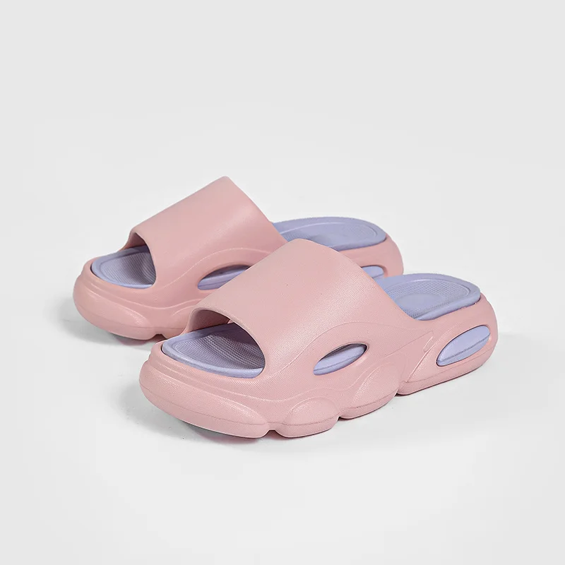 Kvinnors tjocka kuddar Sliders med mjukt skum Supermjuka halkfria tofflor för inomhus utomhus_voghion.com