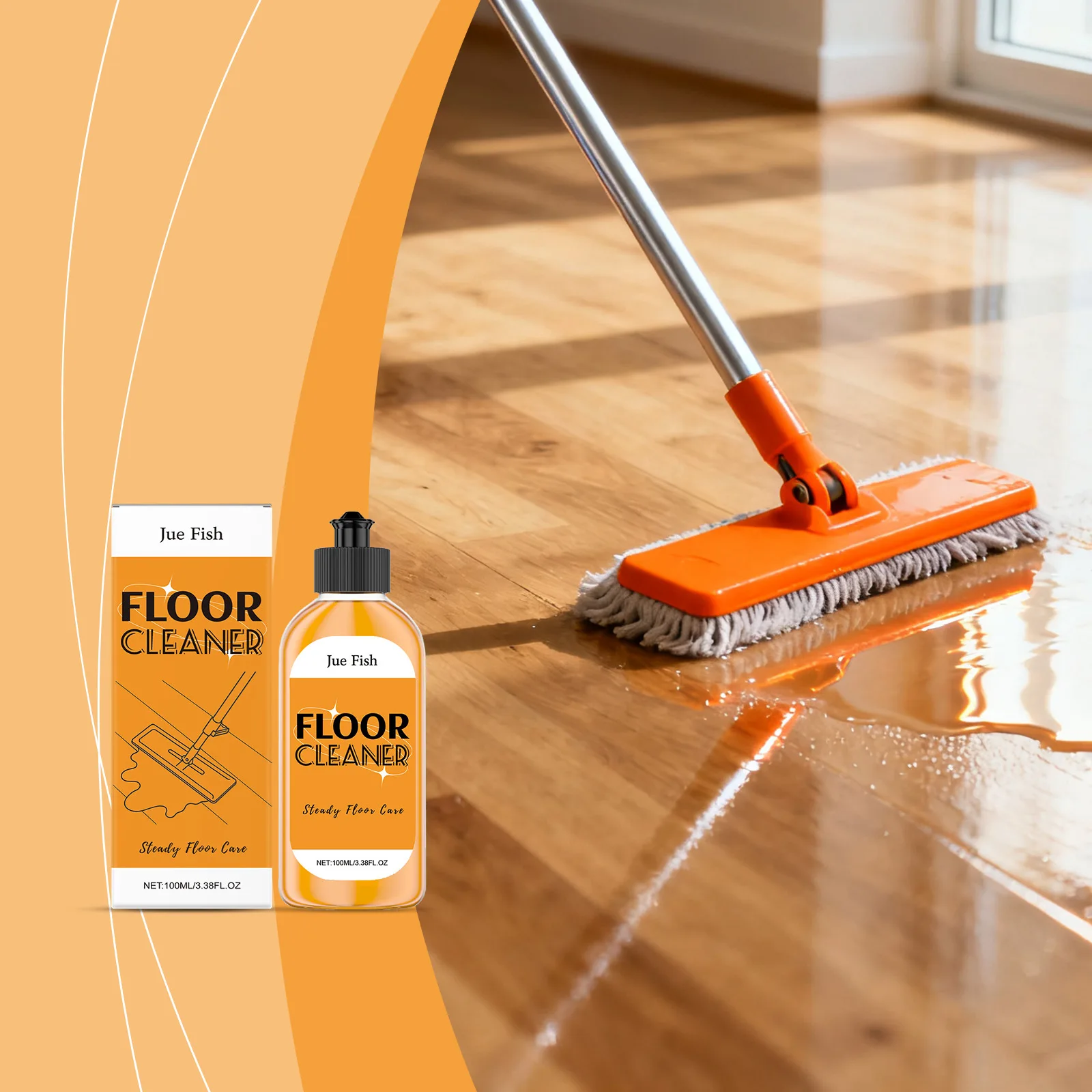 Multi Floor Cleaning Polishing Brightening Strong Stain Removal Descaling No Residue Ceramic Tile Cleaner 100ML
