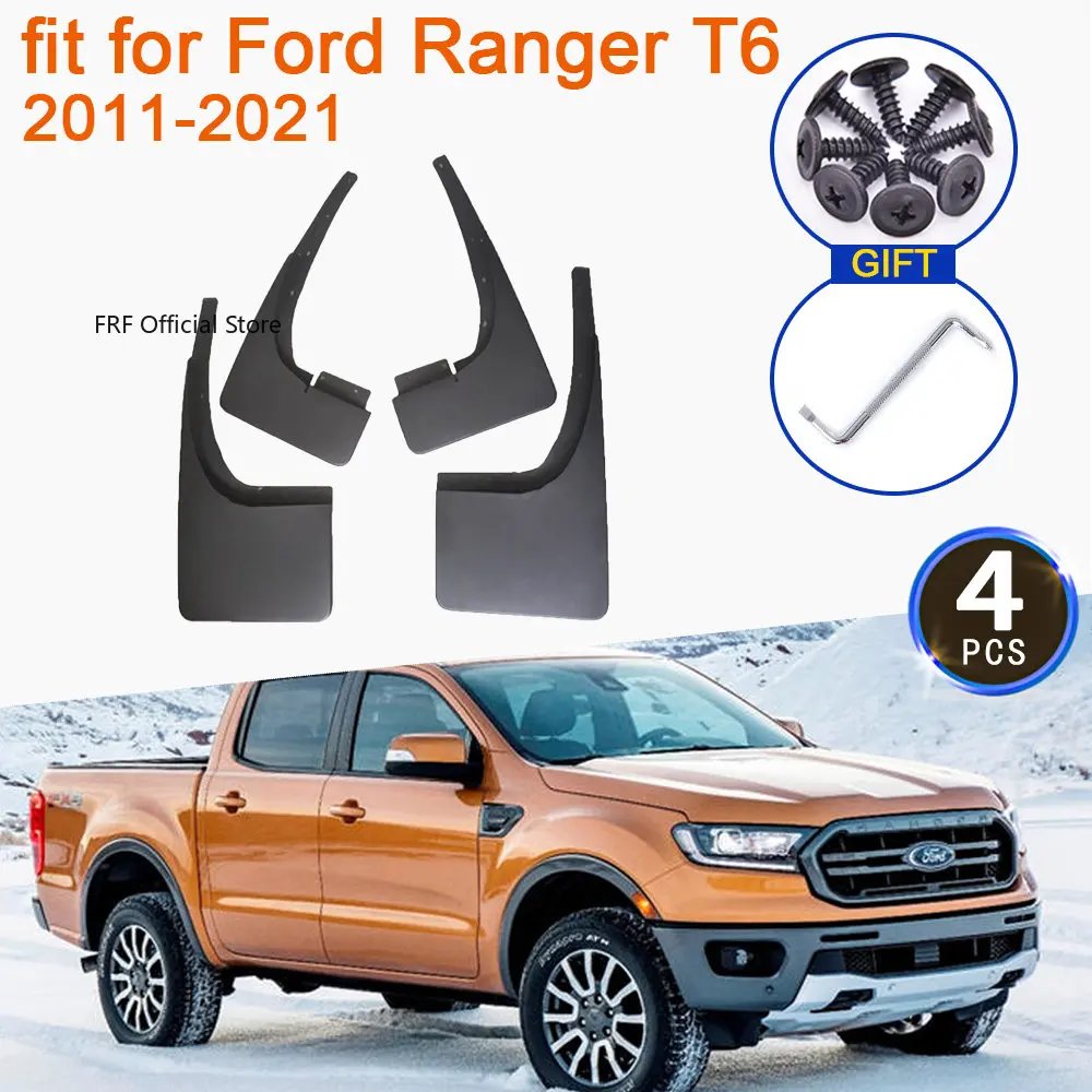 For Ford Ranger T6 20112021 Mudguards Fender Flare Mud Flaps Guard