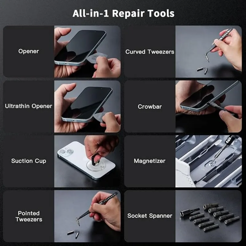 GmyLページ JAKEMY Magnetic Precision Screwdriver Set, 180 in 1 Manual