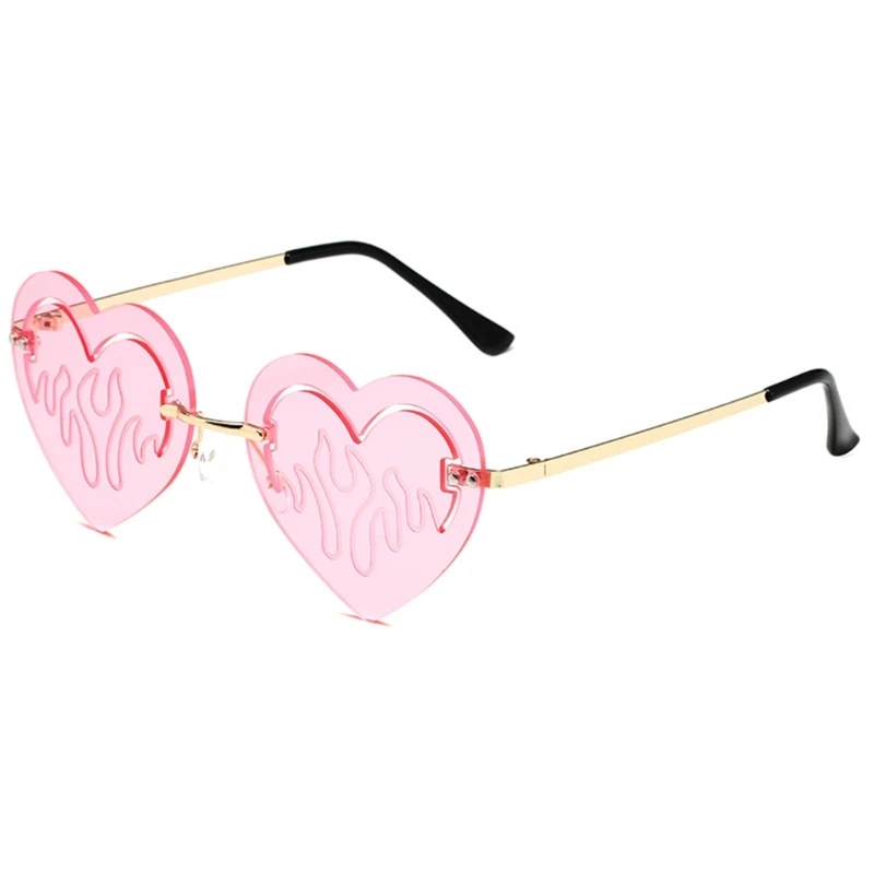 New Heart Sunglasses Halloween Heart Glasses Dripping Sunglasses Masquerade Cosplay Party Funny Eyewear