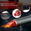 AC110V 220V Mini Heat Gun 300W High Power Soft Ceramic Quick Heat Heaters for Heat Shrink Tubing Heat Shrink Film EU / US Plug 2