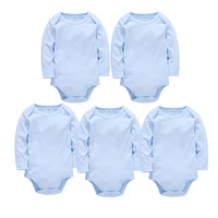 Kavkas 3 Pcs 5 Pcs 7 Pcs Baby Boy Bodysuit 0-24 Months 100% Cotton Full Sleeve Autumn Newborn Girls Clothes