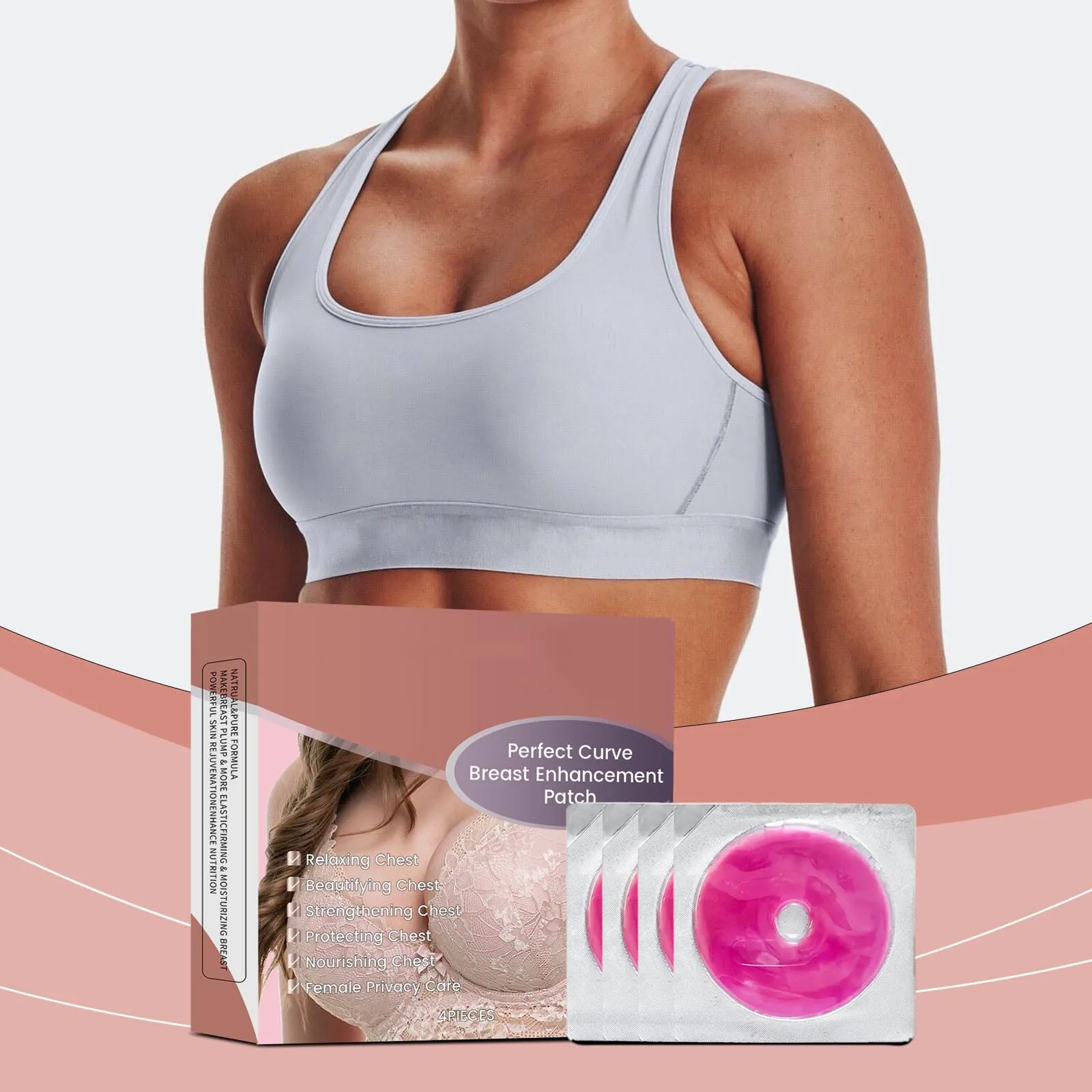 Breast Enlargement Patch Breast Enlargement Patch Keratopeptide Protein Patch Breast Enlargement Firming Pad Promotes Firming Enhancement Patch