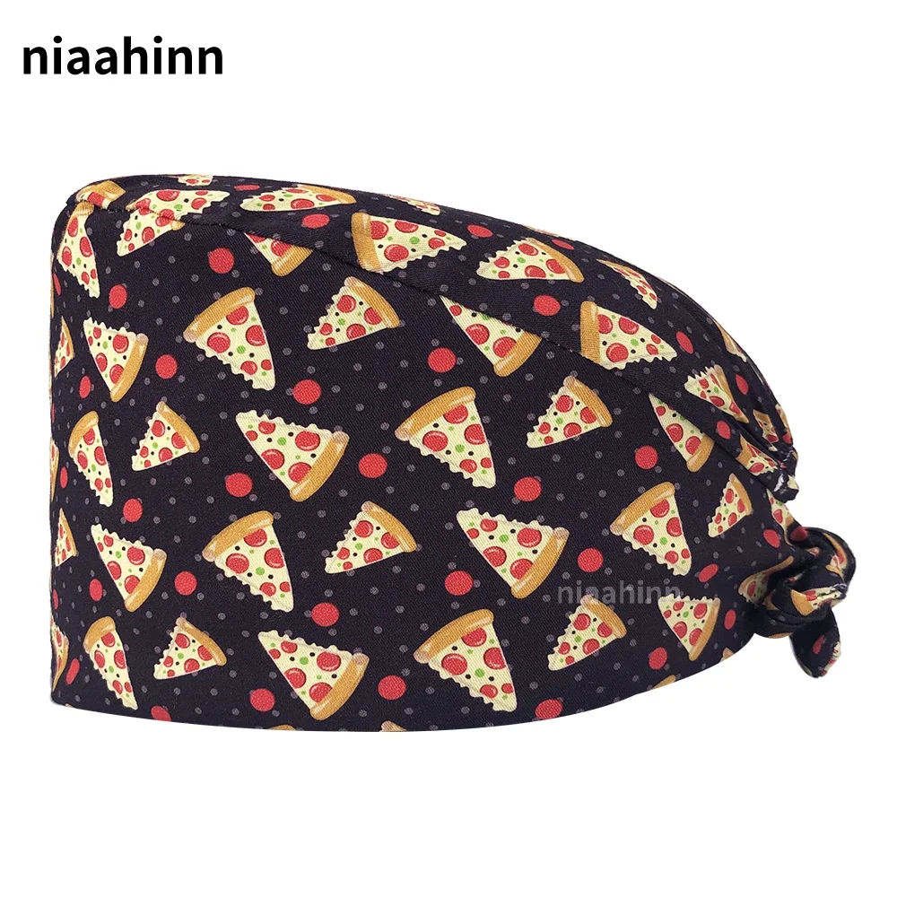 Medical scrub hats Surgical Cap Unisex 100% Cotton Medical Accessories Nurse Scrub Work Hats Dental Clinic Men Women