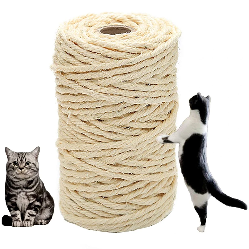 10m/30m/50m Rope For Cat Tree Scratching Post Replacement Kit Hemp Rope