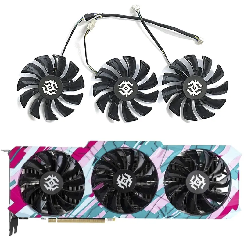 87Mm 4Pin Ga92S2U Dc 12V 0.46A Rtx3090 Gpu Cooler Per Zotac Geforce Rtx 3060Ti 3070 3080 3090 X-Gaming Oc Ventola Di Raffreddamento Della Scheda Video