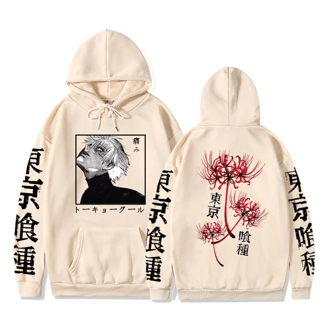 Preto na moda série tóquio ghoul anime kaneki ken legal olhos hoodie  masculino moda criativa outono inverno camisola topos - AliExpress