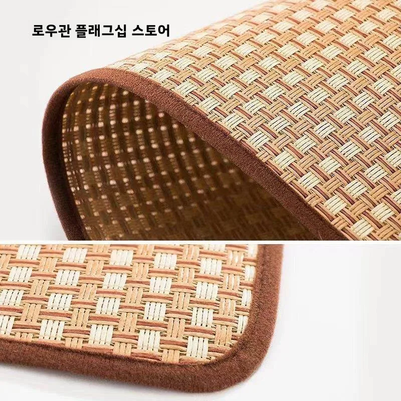 두꺼운 냉각 매트 다다미 스타일 바닥 쿠션 여름 침대 옆 패드 거실 침실 카펫 일본식 매트 러그