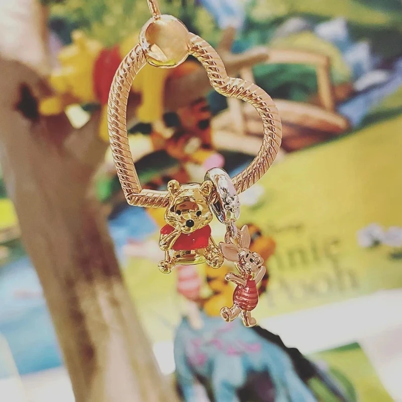 The Disney Winnie the Pooh Tigger Charms S925 Beads Fit Bracelet Sterling Silver DIY Jewelry Kids Women With Original Brand Logo 5