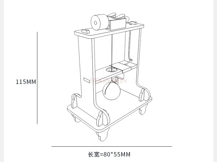 소형 과학 기술 제품, 수제 재료, 지진경보, DIY 장난감, 증기 과학 물리 실험