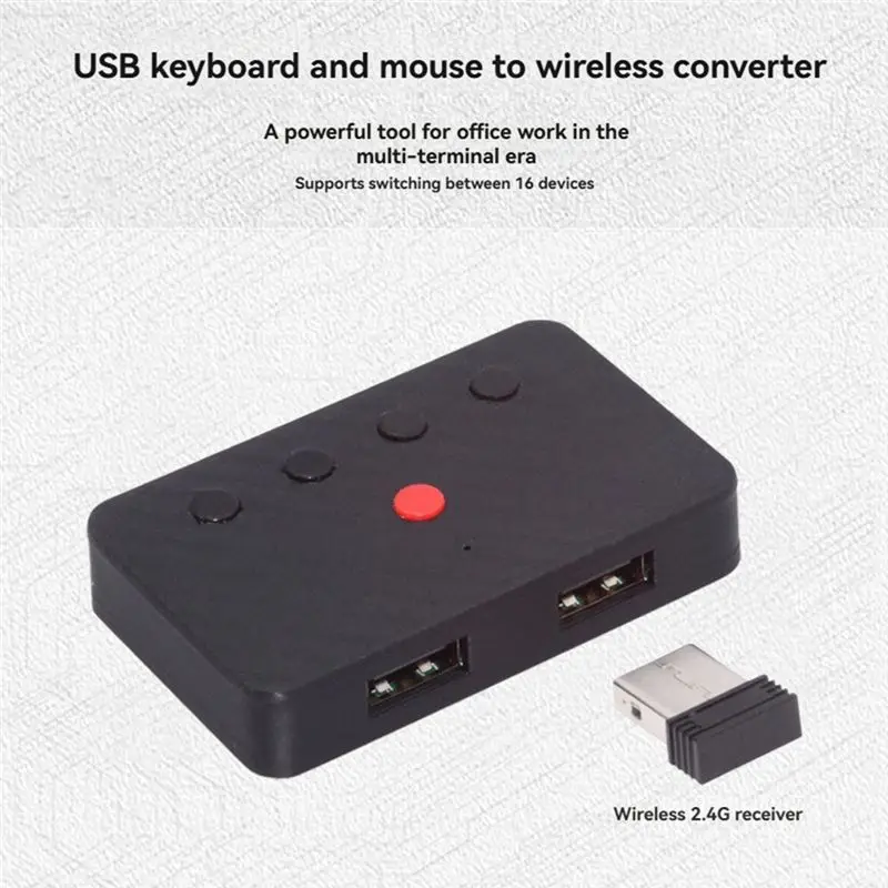 유선 키보드 및 마우스용 C9-USB-블루투스 5.3 변환기 키트, 원활한 무선 전환
