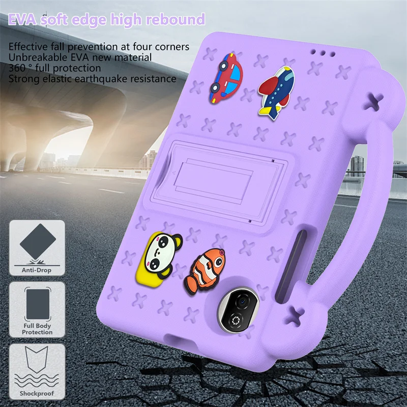 Adorable Children's Tablet Case with EVA Foam and Foldable Kickstand