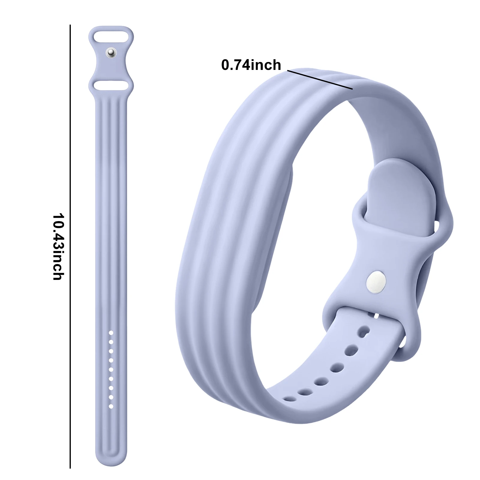 Silicone Strap Lightweight Screenless Activity Tracker Wristband for Fitness and Outdoor Activities