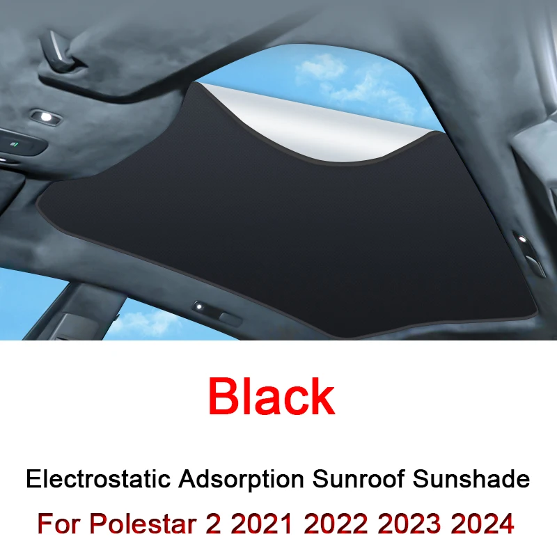 Coperture Parasole Per Tetto Apribile Ad Adsorbimento Elettrostatico Per Auto Per Polestar 2 2021-2023 2024 Accessori Adesivi Per Lucernari Con Isolam