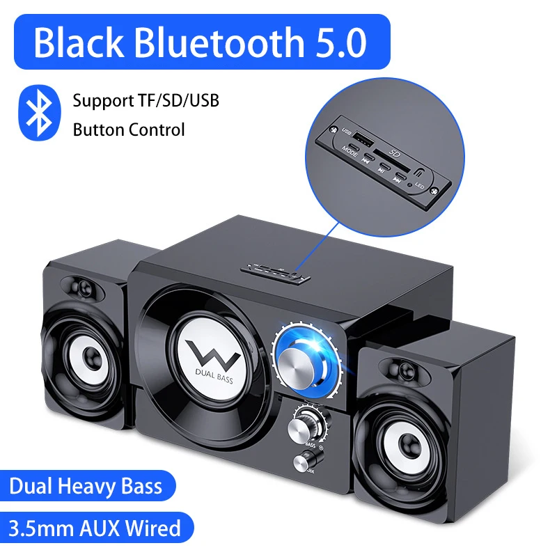 Home Theatre System Caixa De Som Para PC Computer Speakers Altavoces Desktop Speaker Barra De Sonido Para tv Subwoofer