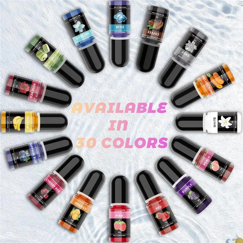 Vibrant 5ml Epoxy Resin Liquid Colorant for Creative DIY Art and Jewelry Making