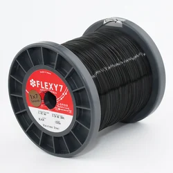 5 Meters Premium Nylon Coated Stainless Steel Wire - 0.4mm (Black)