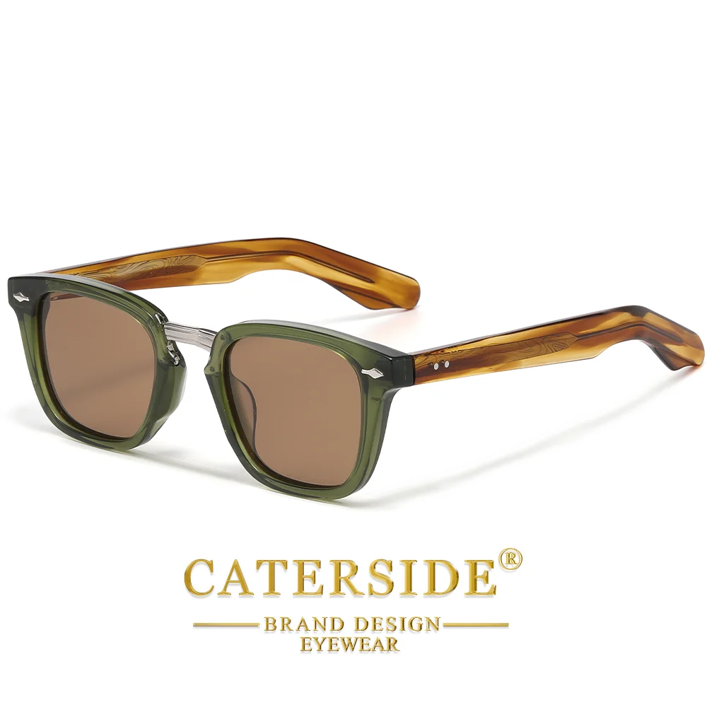 CATERSIDE Herren Polarisierte Sonnenbrille Premium Acetat Rahmen Damen Reisen Business Partys Feiertage Luxuriöse Geschenkbrille UV400 – Detail 8