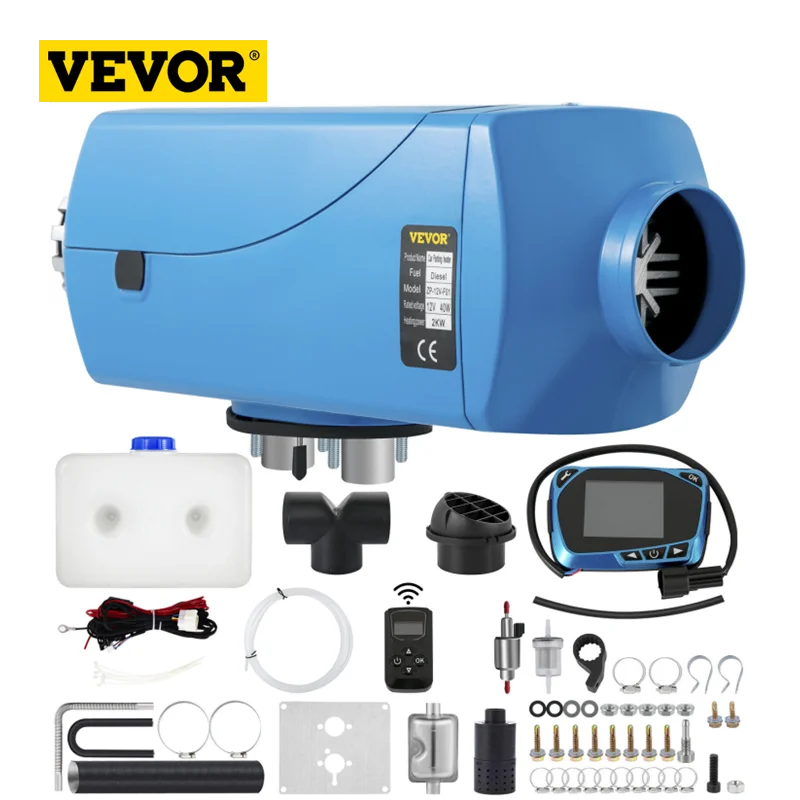 Vevor 12v 2kw Diesel Air Heater,diesel Heater With Lcd Switch,parking