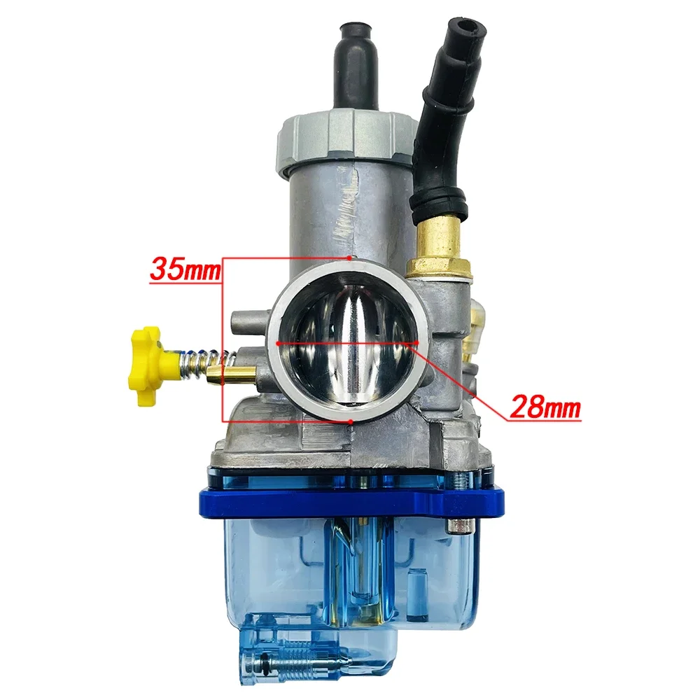 JINGKE Carburetor Suitable PE28 NSR150 28MM Beach Car 150CC-250CC 2T 4T Travel Modified Motorcycle Transparent Lower Cover