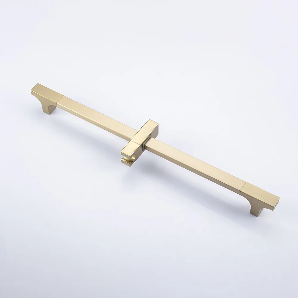 Description Picture 6 of itemTuqiu Brushed Gold Bathtub Shower Set Wall Mounted Thermostatic Shower Faucet Gray Bathroom Waterfall Bath & Shower Faucet Brass