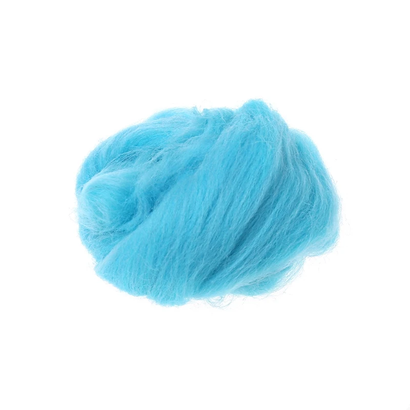 Wool Spinning Felting Fiber 10g Fiber Accessories Handamde Course Teaching Tool B03E
