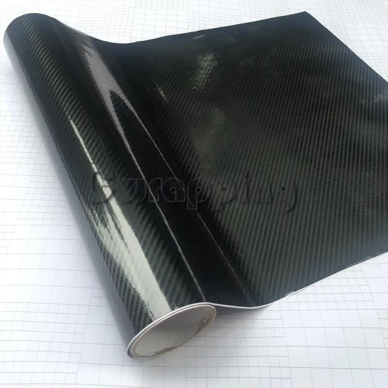 7D Glänzend Carbon Faser Auto Aufkleber 30cmX152cm PVC Wrap Aufkleber  Aufkleber Wraps Release Auto Aufkleber Air Aufkleber Vinyl Film D5W8 -  AliExpress