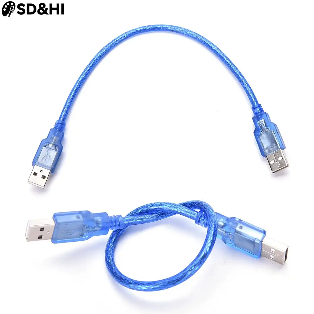 

New USB 2.0 A Male AM To USB 2.0 B Type FeMale Extension Printer Wire Cable USB2.0 Cable 0.3m