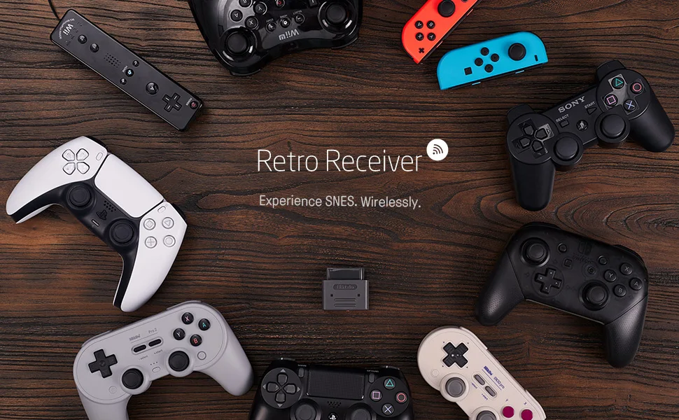 8BitDo Retro Receiver For SNES SF-C Snes Version