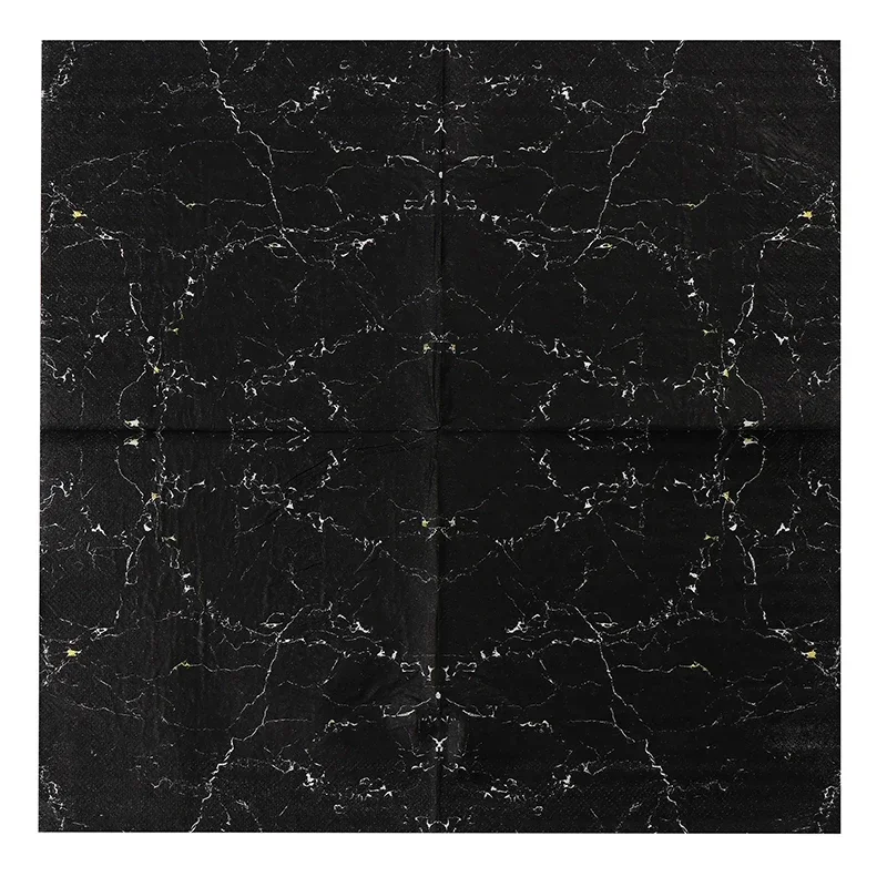 Imitation Wood Grain Marble Tile Colorful Printed Paper Napkins Facial Tissue Personalized Paper Napkins Party Placemats