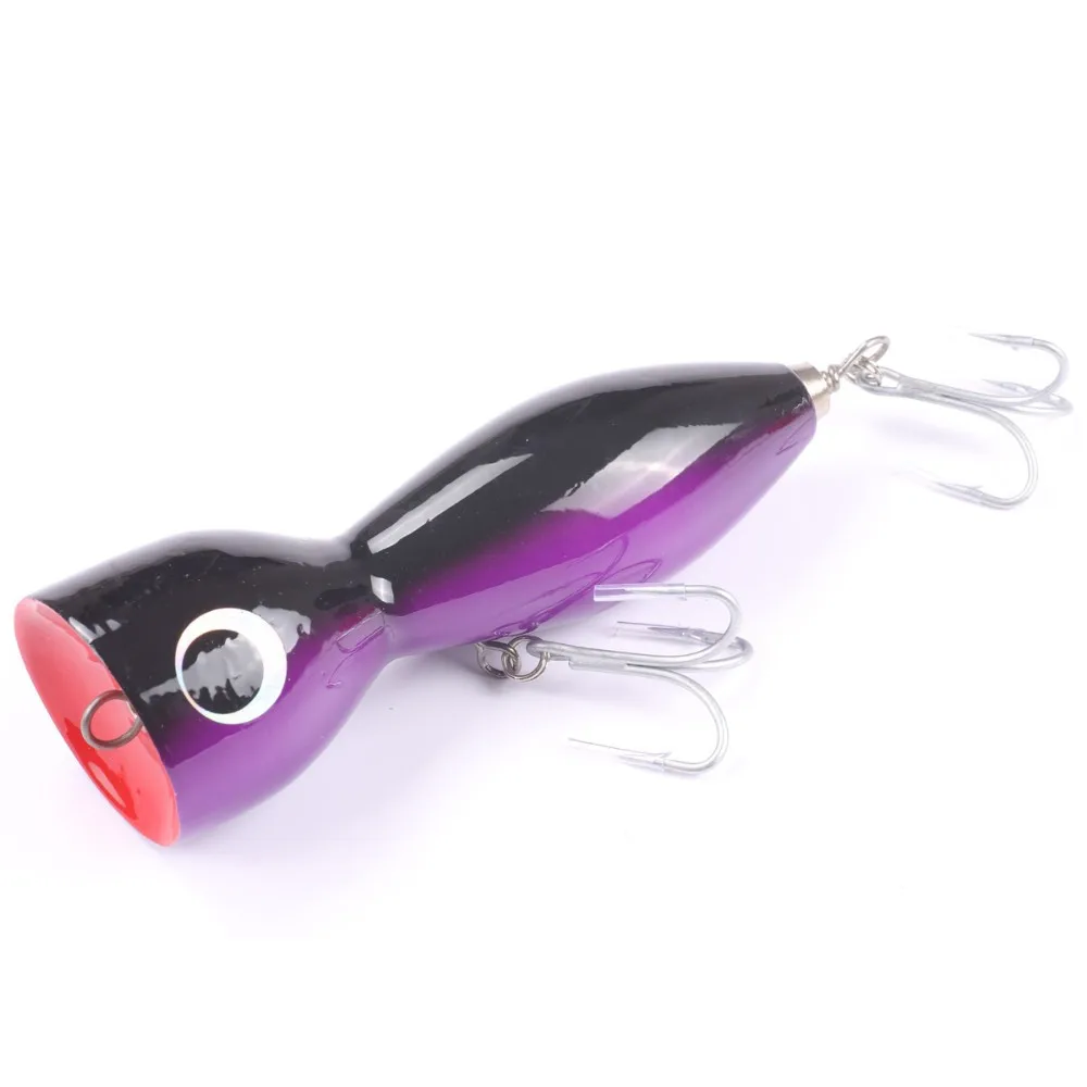 Fishing GT  fishing Tuna Fishing lure Popper Trolling Bait Wood Body