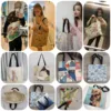 Foldable Travel High Capacity Eco Reusable Cool Style Black Labrador Tote Bags Animal Dog Printed Fashion Shoulder Bag Handbags 5