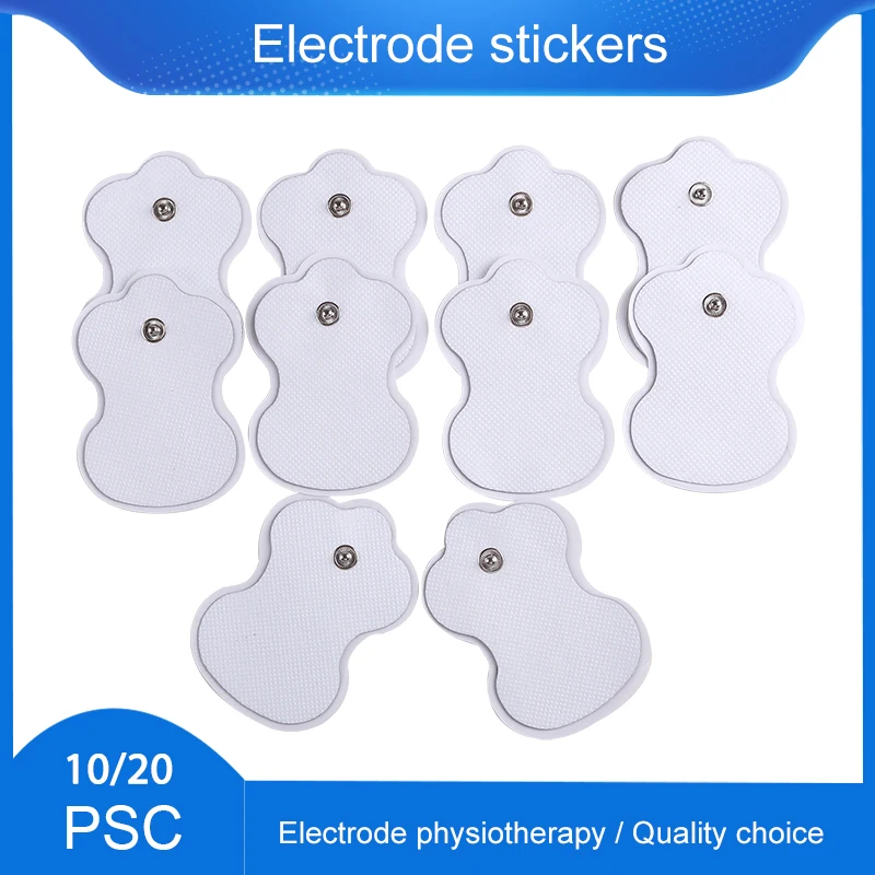 10/20pcs Adhesive Gel Patches Electrode Pad for TENS Unit Body Acupuncture Therapy Massager Neck Massager Therapy Machine