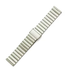 Premium Quick Release Stainless Steel Watch Strap - Universal Metal Bracelet - 22mm (Starlight)